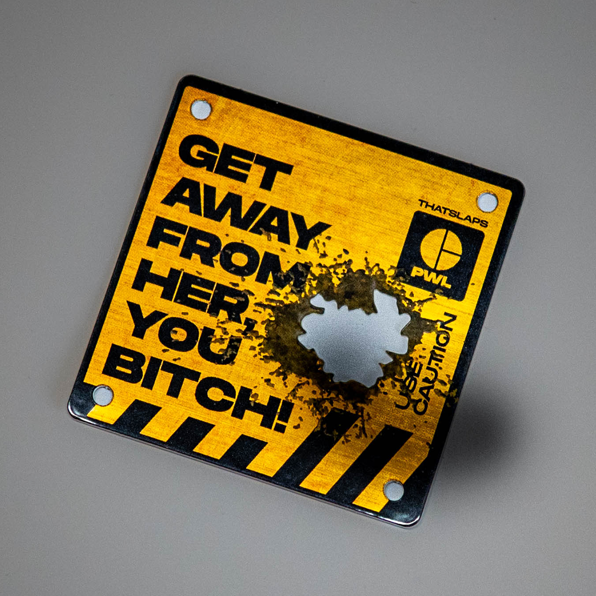 Brushed Metal Get Away From Her You Bitch Sticker - For Alien fans - Image 4