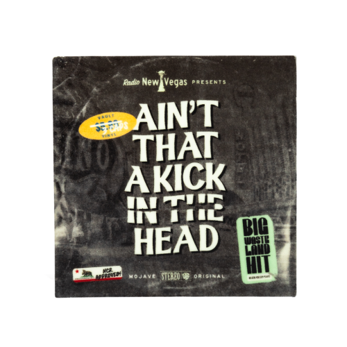 Ain't That a Kick in the Head vinyl glow in the dark sticker - For Fallout Fans